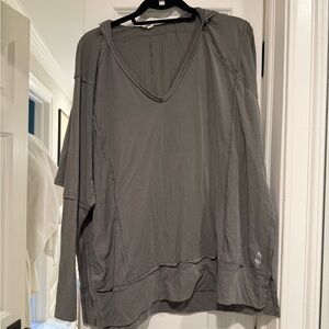 Free people movement long sleeve hooded shirt